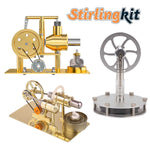 STEM Educational DIY Kit Build Your Own Stirling Engine 3pcs Set