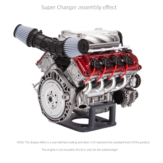 Supercharger For MAD RC V8 Engine Kits That Works