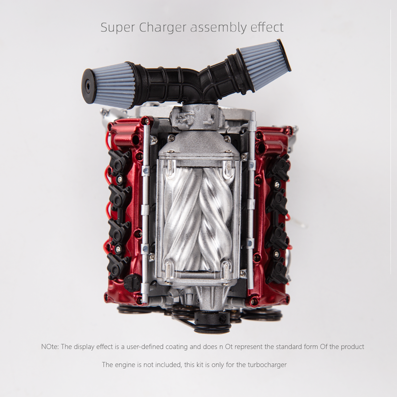 Supercharger For MAD RC V8 Engine Kits That Works