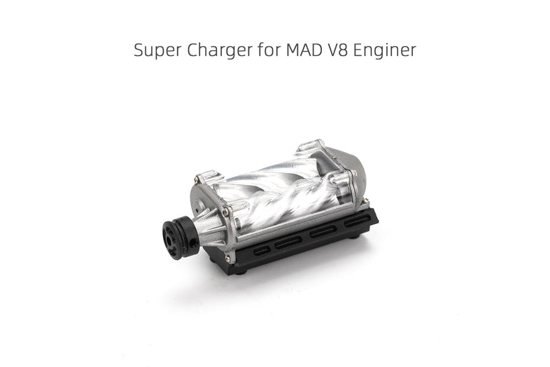 Supercharger For MAD RC V8 Engine Kits That Works