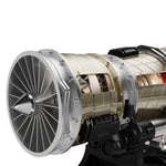 TECHING DM135 1/10 Turbofan Engine Model Kit that Works Military Fighter Jet Engine Kits 600+PCS