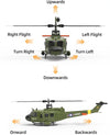 YU XIANG F07 UH-1 Huey 2.4G 6CH 1/34 Scale RC Military Helicopter Flybarless Helicopter Model Easy to Fly