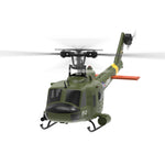 YU XIANG F07 UH-1 Huey 2.4G 6CH 1/34 Scale RC Military Helicopter Flybarless Helicopter Model Easy to Fly