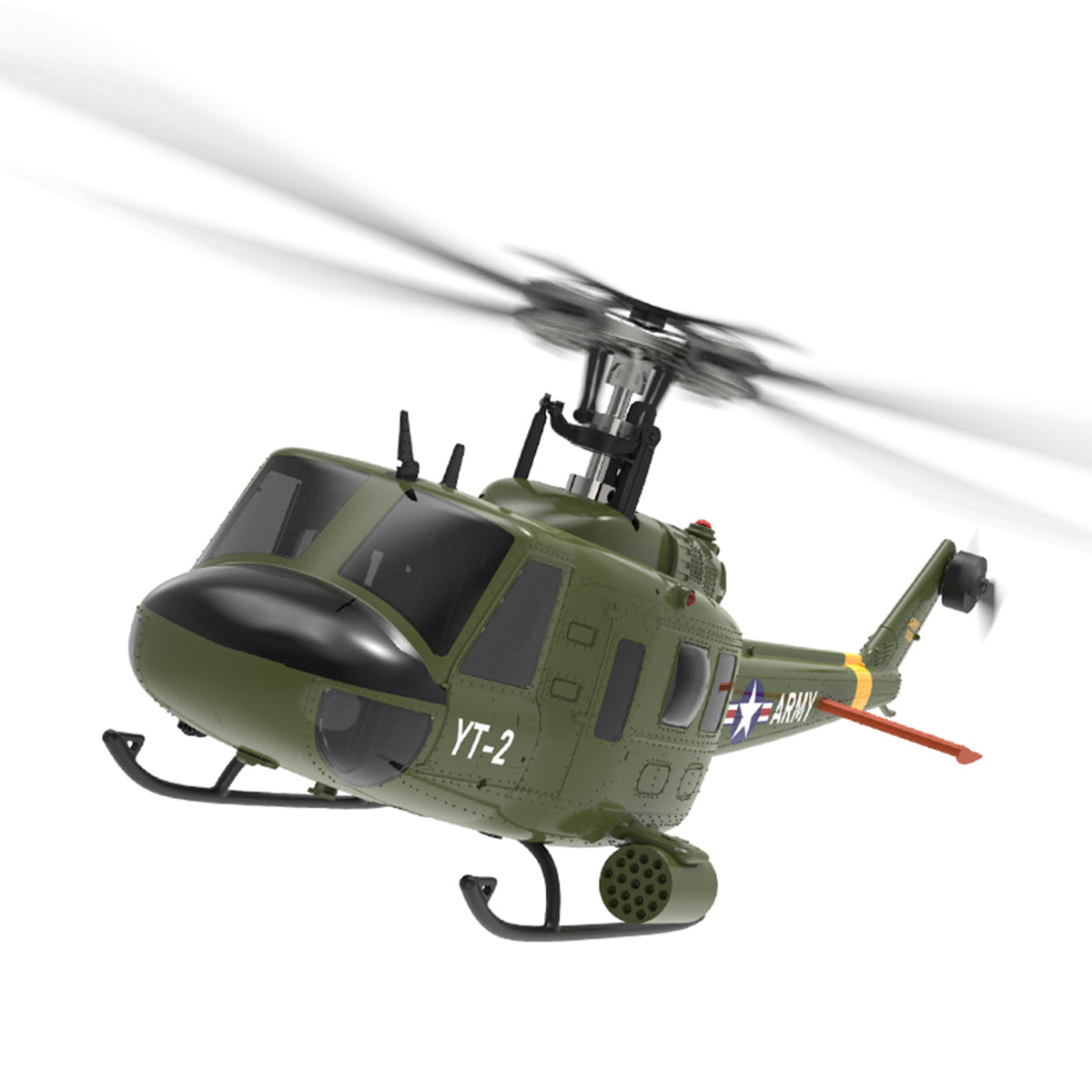 YU XIANG F07-V  UH-1 Huey 3D Stunt RC Helicopter 2.4G 6CH Brushless Direct-Drive Flybarless Aircraft Model 1/34 Scale RTF Version