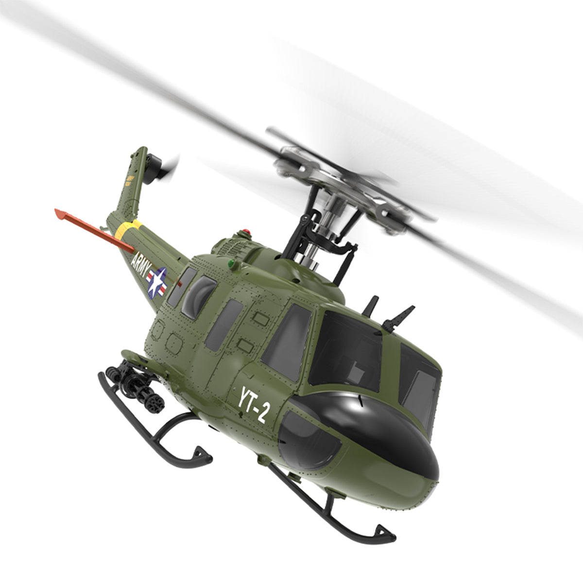 YU XIANG F07-V  UH-1 Huey 3D Stunt RC Helicopter 2.4G 6CH Brushless Direct-Drive Flybarless Aircraft Model 1/34 Scale RTF Version