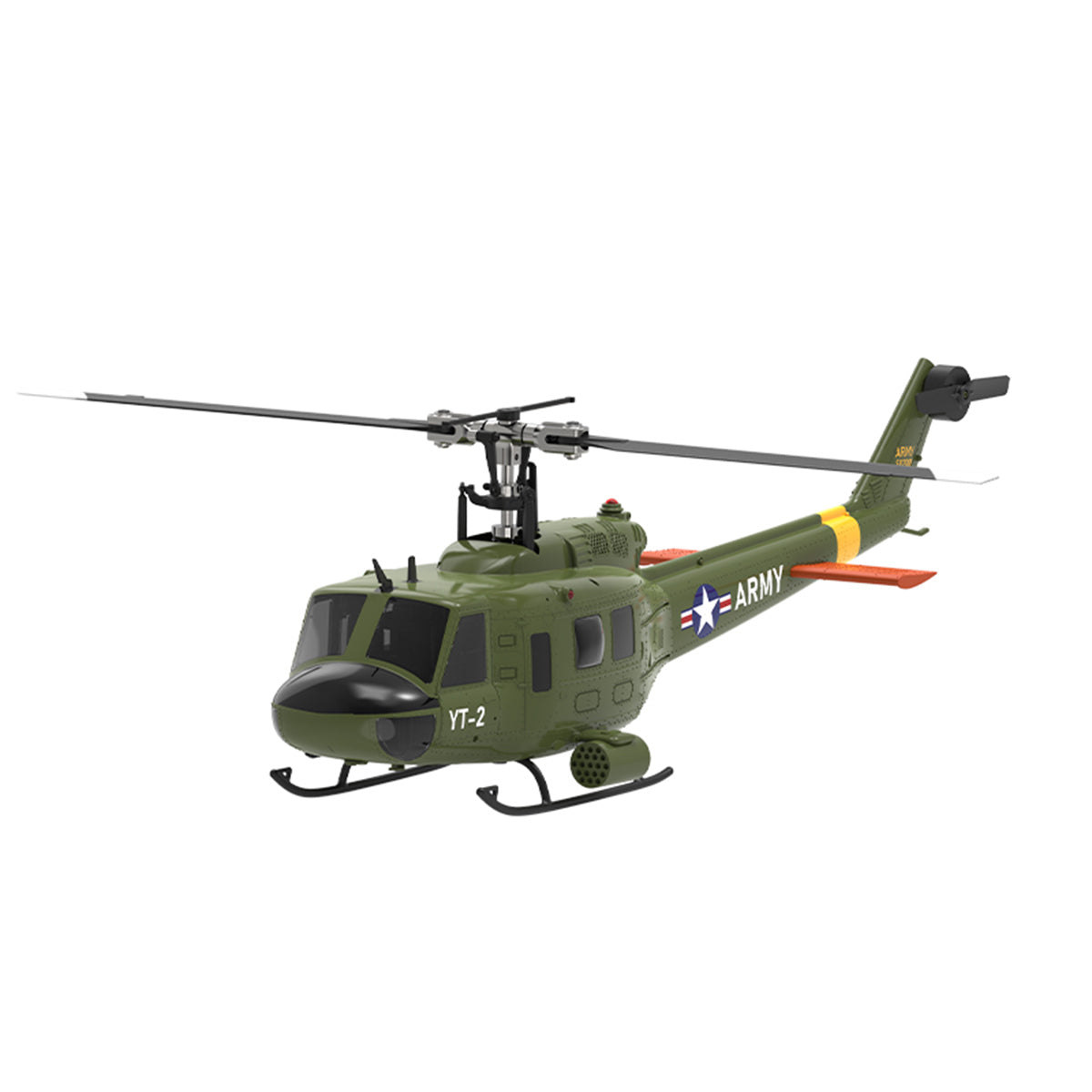 YU XIANG F07-V  UH-1 Huey 3D Stunt RC Helicopter 2.4G 6CH Brushless Direct-Drive Flybarless Aircraft Model 1/34 Scale RTF Version