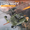 YU XIANG F07-V  UH-1 Huey 3D Stunt RC Helicopter 2.4G 6CH Brushless Direct-Drive Flybarless Aircraft Model 1/34 Scale RTF Version