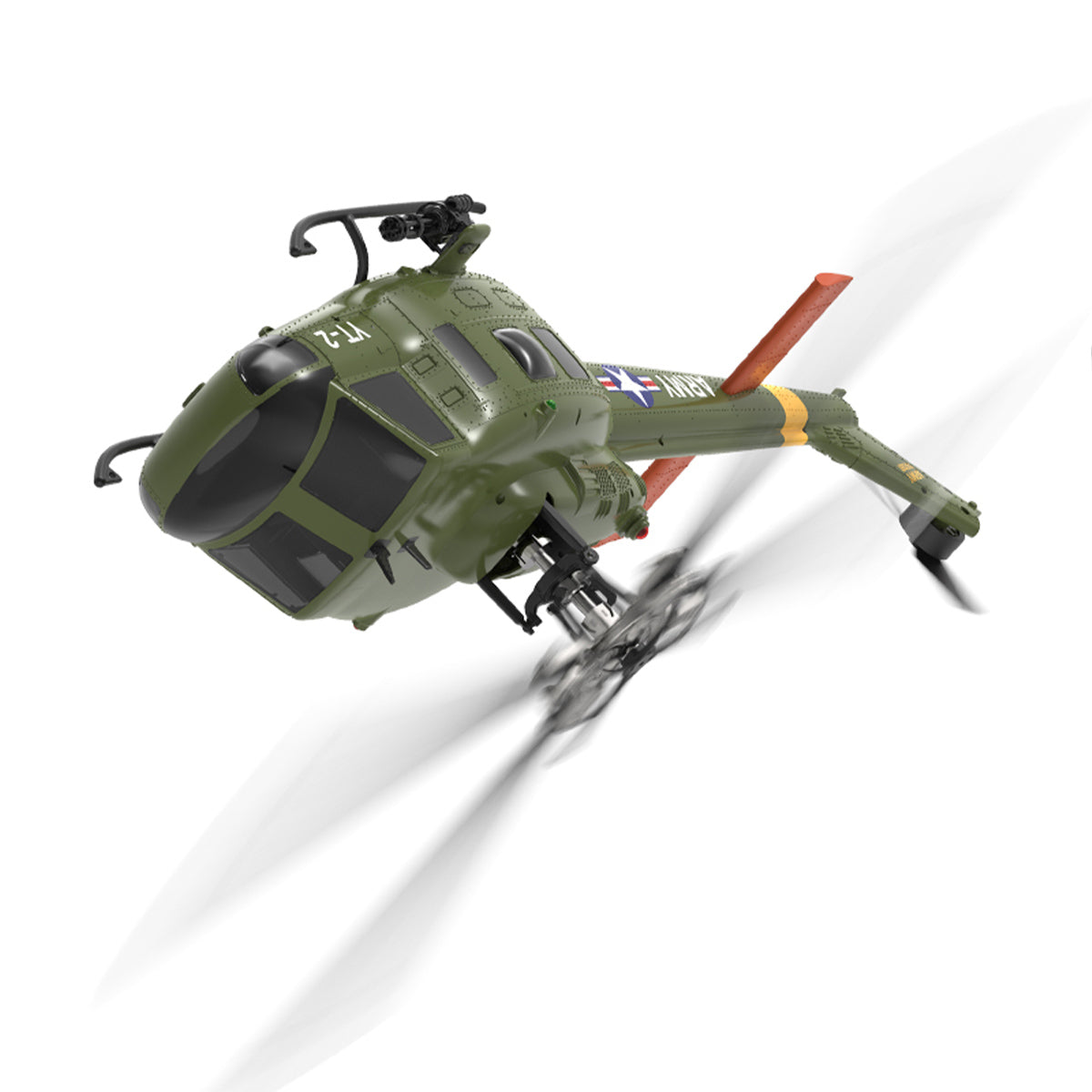 YU XIANG F07-V  UH-1 Huey 3D Stunt RC Helicopter 2.4G 6CH Brushless Direct-Drive Flybarless Aircraft Model 1/34 Scale RTF Version