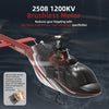 YU XIANG F08 Bell 206 Brushless Beginner Helicopter 2.4G 6CH Flybarless RC Helicopter Model RTF