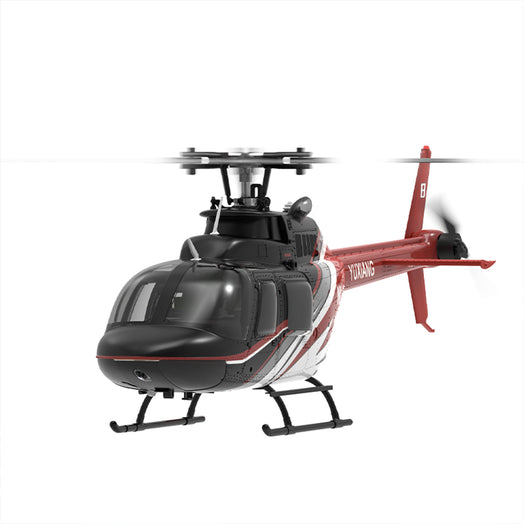 YU XIANG F08 Bell 206 Brushless Beginner Helicopter 2.4G 6CH Flybarless RC Helicopter Model RTF