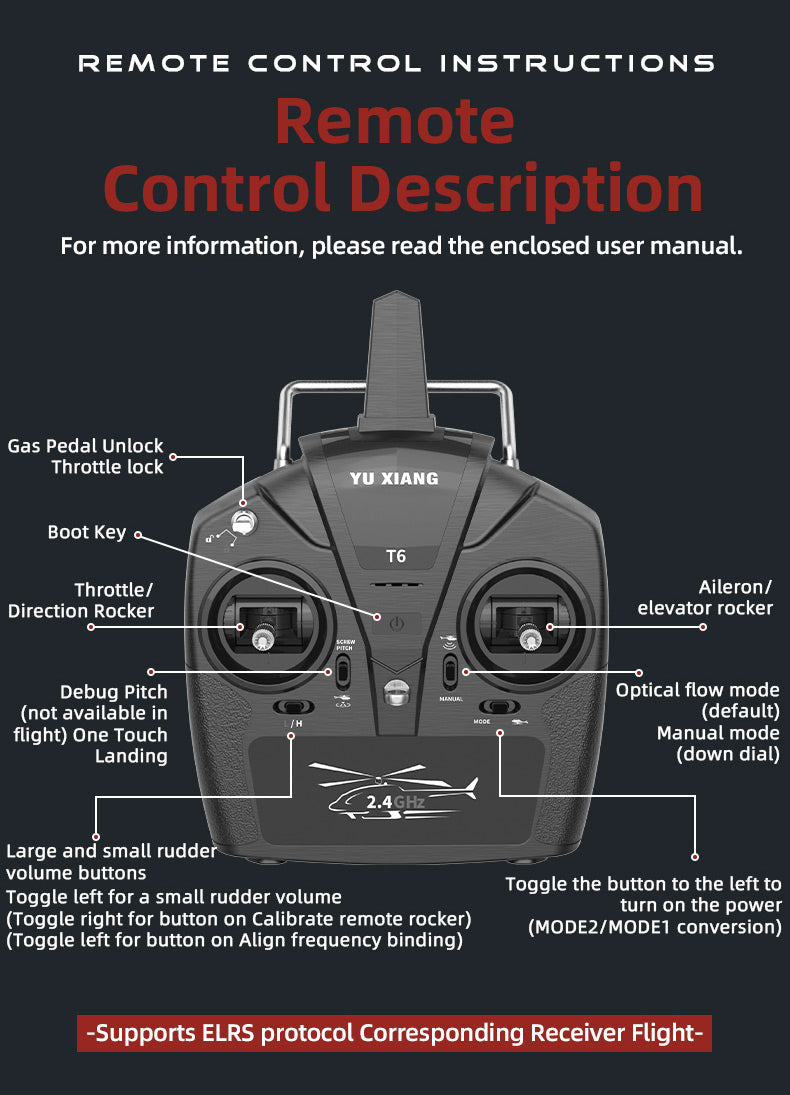 YU XIANG F08 Bell 206 Brushless Beginner Helicopter 2.4G 6CH Flybarless RC Helicopter Model RTF