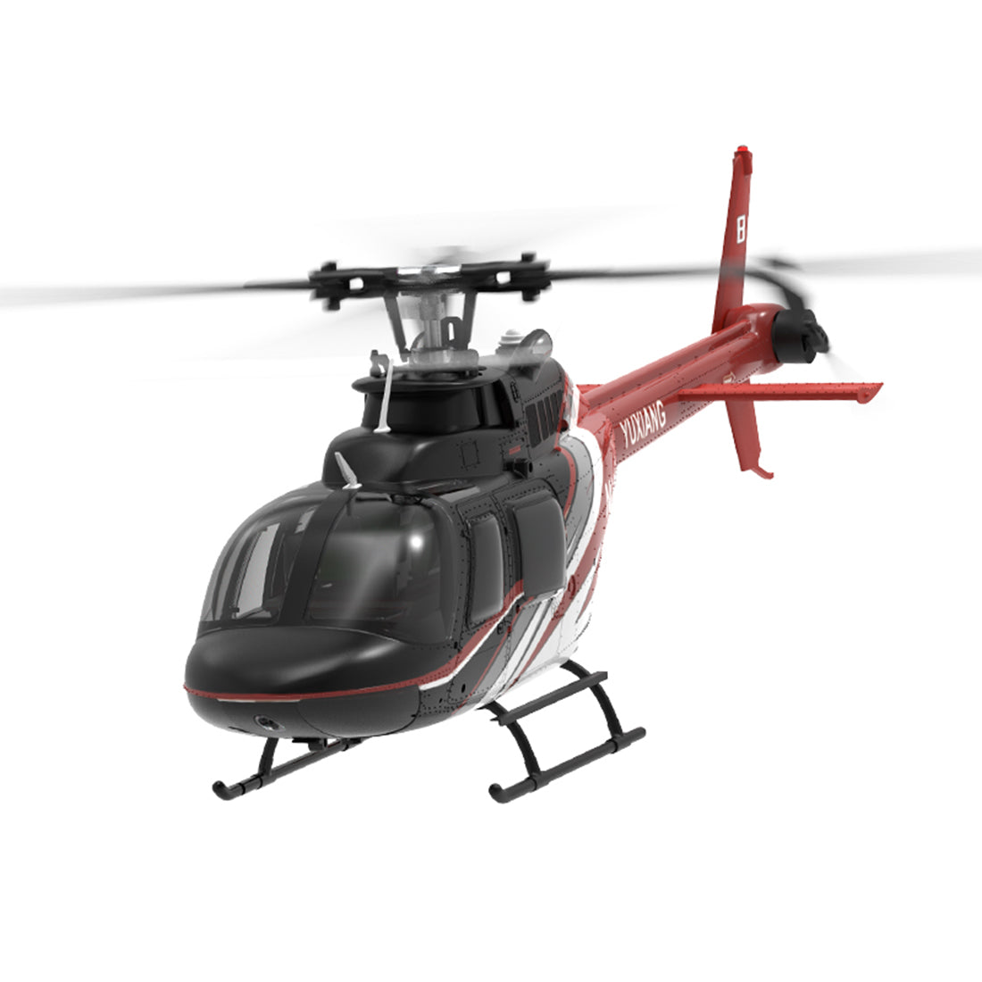 YU XIANG F08 Bell 206 Brushless Beginner Helicopter 2.4G 6CH Flybarless RC Helicopter Model RTF