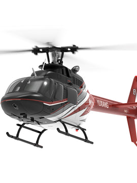 YU XIANG F08 Bell 206 Brushless Beginner Helicopter 2.4G 6CH Flybarless RC Helicopter Model RTF