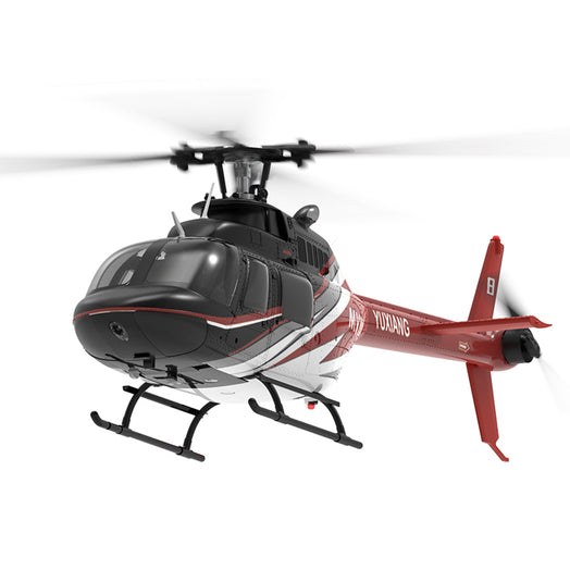 YU XIANG F08 Bell 206 Brushless Beginner Helicopter 2.4G 6CH Flybarless RC Helicopter Model RTF