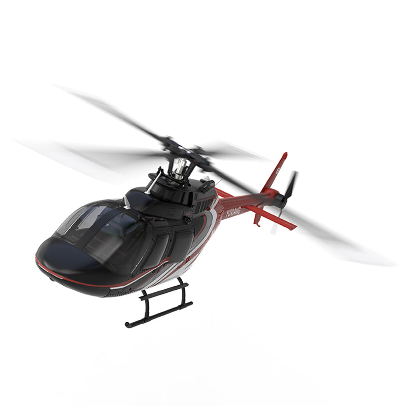 Yu Xiang F08 Bell 206 Brushless Beginner Helicopter 2.4G 6CH Flybarless RC Helicopter Model RTF