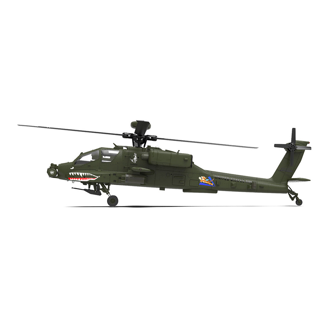 YU XIANG F11 AH-64 Apache RC Helicopter Model 1/32 Scale 2.4G 6CH