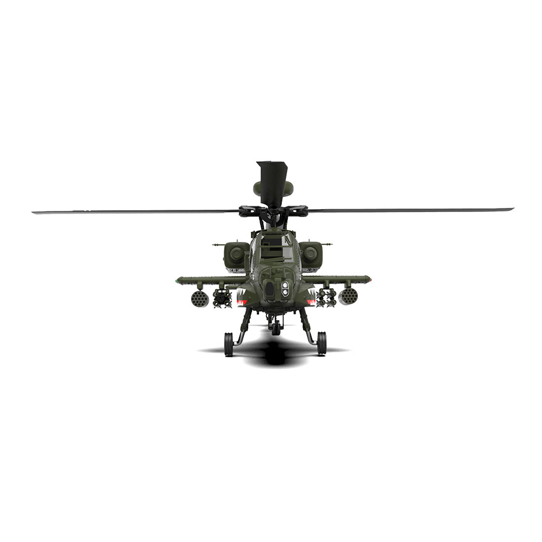 YU XIANG F11 AH-64 Apache RC Helicopter Model 1/32 Scale 2.4G 6CH