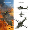 YU XIANG F11 AH-64 Apache RC Helicopter Model 1/32 Scale 2.4G 6CH