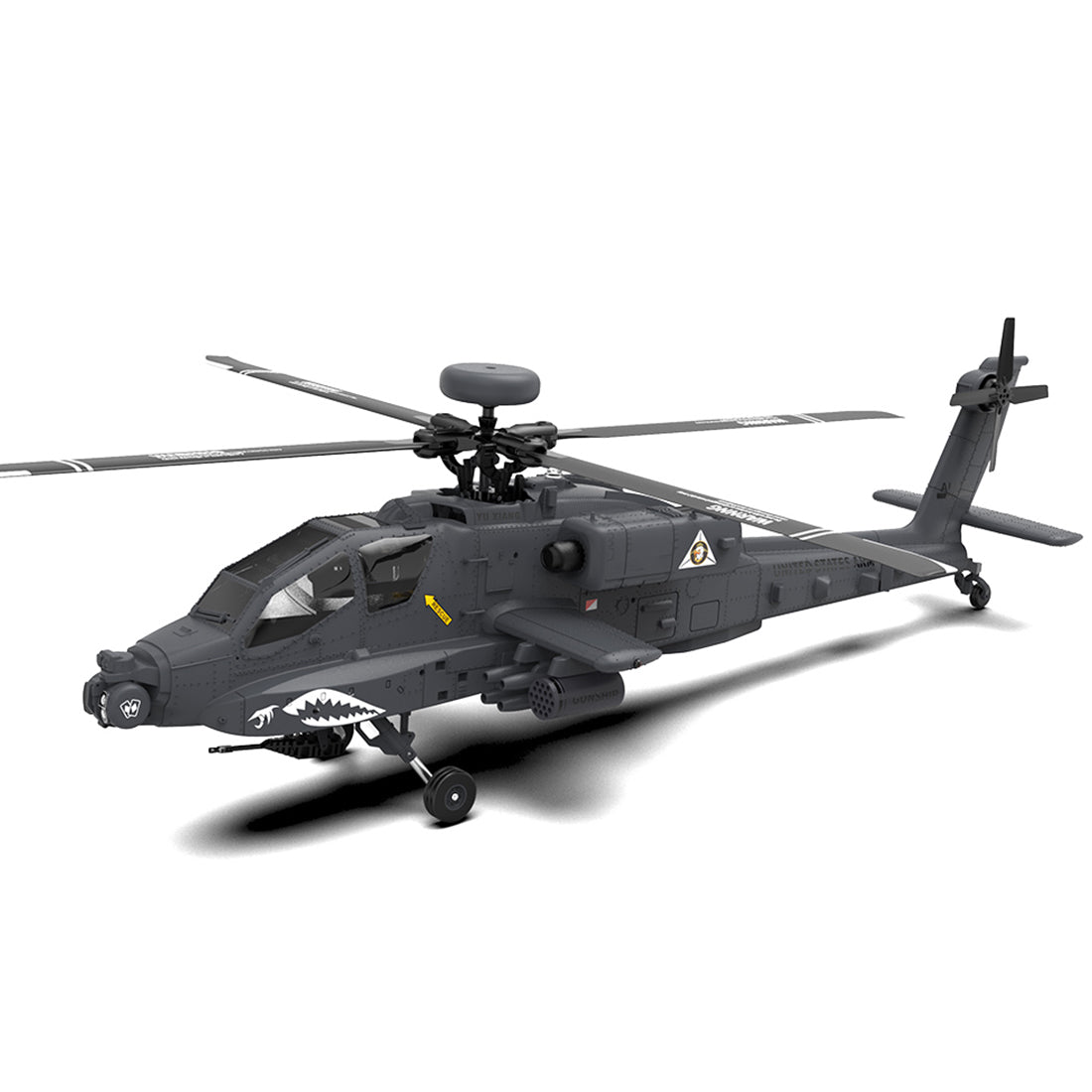 YU XIANG F11-S AH64 Apache RC Helicopter 1/32 2.4G 6CH RTF GPS Smart Version