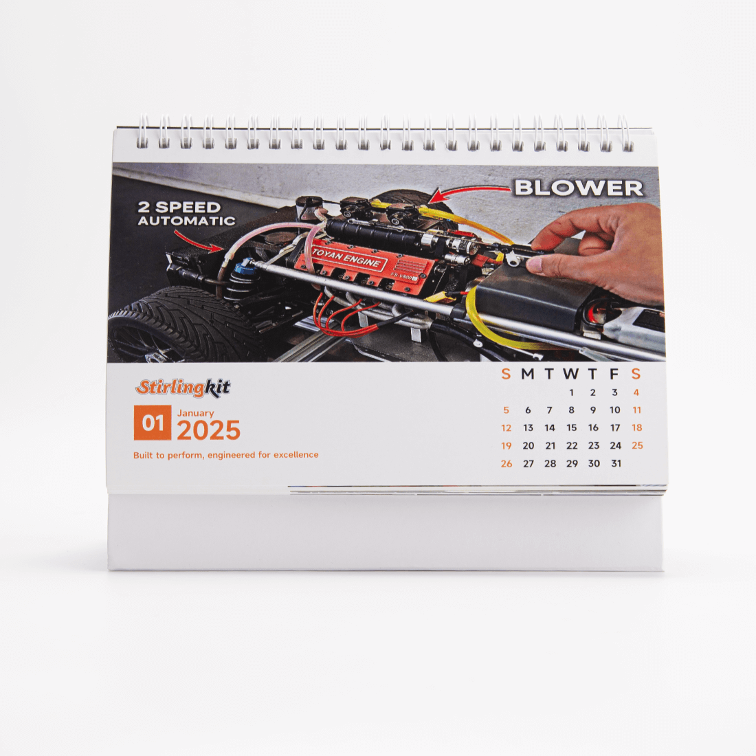 Stirlingklit 2025 Limited Edition Engine Model Calendar