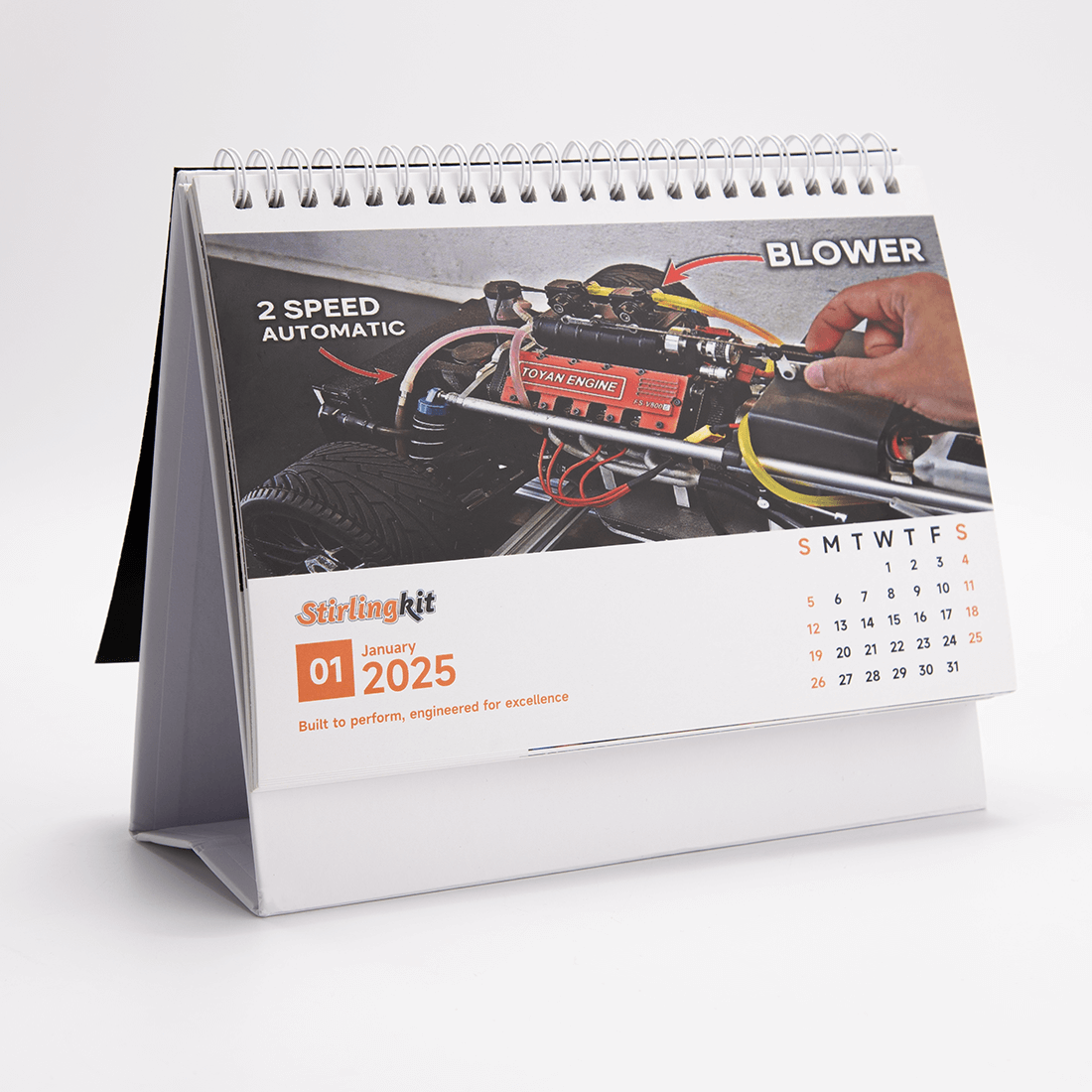 Stirlingklit 2025 Limited Edition Engine Model Calendar