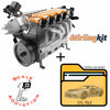 TOYAN FS-L400 14cc Inline 4 Cylinder 4 Stroke Water-cooled Assembly Engine Model For RC Model Car Ship Airplane