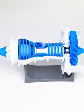 3D Printed Aero Engine Model Turbofan Jet Engine Model DIY Stem Engine Toy