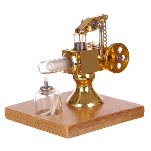 Mini Balance Type Stirling Engine Model with Quartz Hot Cylinder - stirlingkit