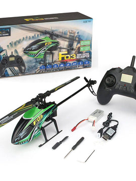 YU XIANG F03 2.4G Flybarless RC Helicopter 4CH Air Pressure Altitude Hold Single Blade