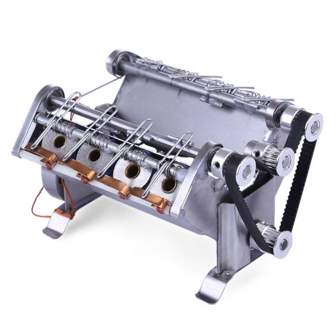 V8 High Speed Engine Model Electromagnetic 8-cylinder Car Engine Working Principle Stem Toy - stirlingkit