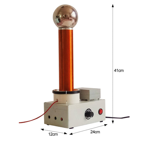 15cm Arc Tesla Coil Demonstration of High Frequency AC Wireless  Transmission Lightning Simulator - US Plug - Stirlingkit