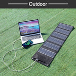 35W 2.4A Foldable Solar Panel Charger Kit for Smartphone Laptop - stirlingkit