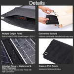 35W 2.4A Foldable Solar Panel Charger Kit for Smartphone Laptop - stirlingkit