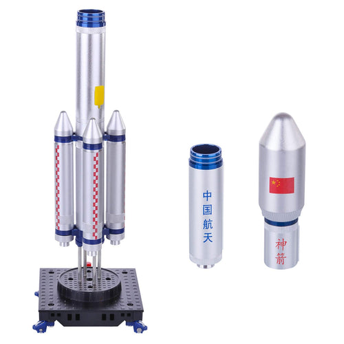 3D Metal Assembly 1/140 Chinese Long March 2E Rocket CZ-2E Model Kit Desk Decor - stirlingkit