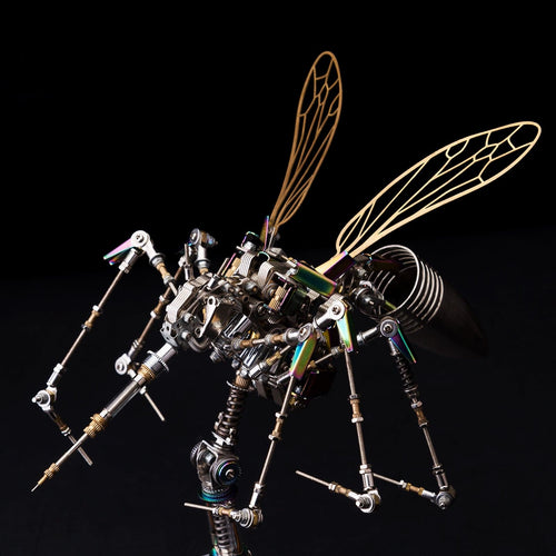 750+PCS Mechanical  3D Assembly  Mosquito Model Steampunk Art - stirlingkit