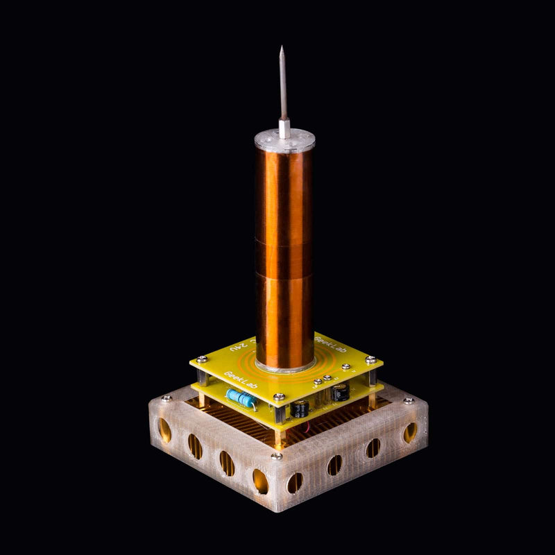 DC24V PCB Circuit Board Tesla Coil Ion Speaker Ion Windmill Garland - US Plug - stirlingkit