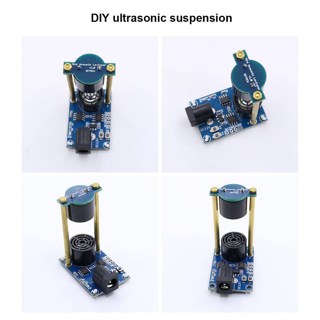 DIY Acoustic Levitation Electronics for Standing Waves Demonstration - stirlingkit