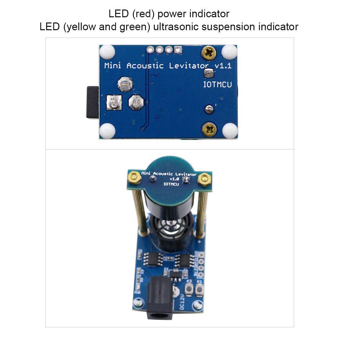 DIY Acoustic Levitation Electronics for Standing Waves Demonstration - stirlingkit