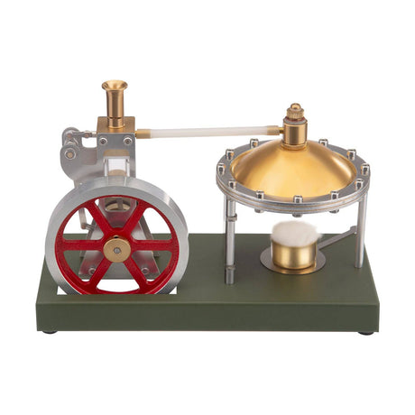 ENJOMOR Assembly Vertical Hero's Steam Engine Model with Boiler DIY KIT - stirlingkit