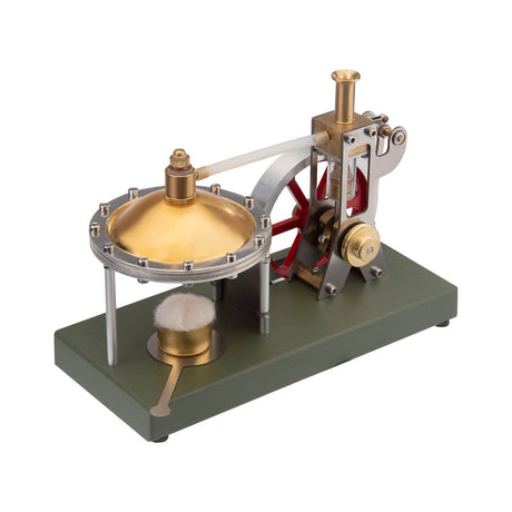 ENJOMOR Assembly Vertical Hero's Steam Engine Model with Boiler DIY KIT - stirlingkit