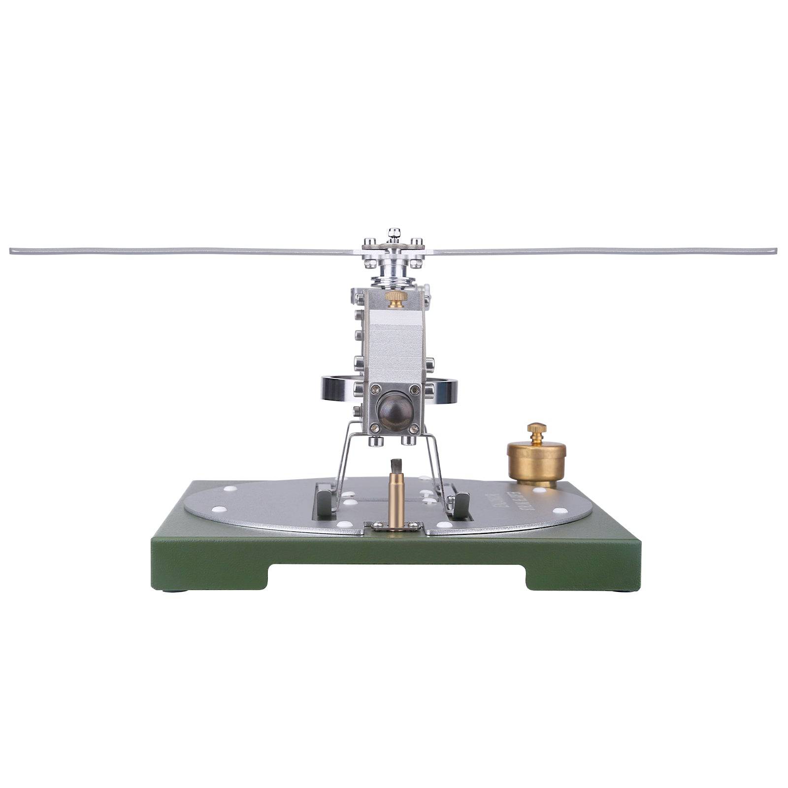 ENJOMOR Gamma Hot Air Stirling Engine Helicopter with Base DIY Model Kit Stem - stirlingkit