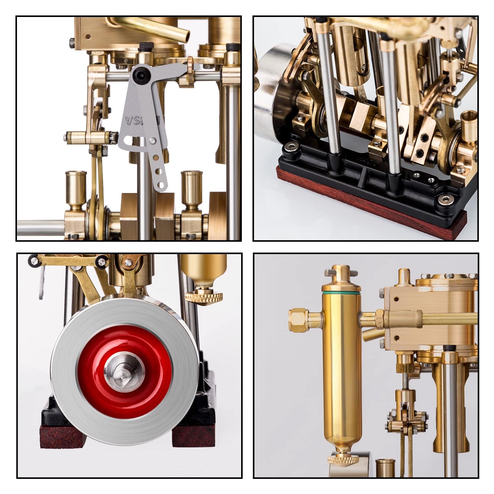 KACIO LS2-13S Two Cylinder Reciprocating Steam Engine Model for 80-120CM Steamship - stirlingkit