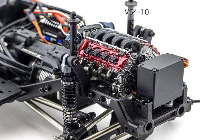 MAD RC-simulación dinámica de motor V8, modelo de combustión interna,  montaje DIY para AX90104 SCX10 Ⅱ Capra VS4-10 Pro/Ultra Model Car