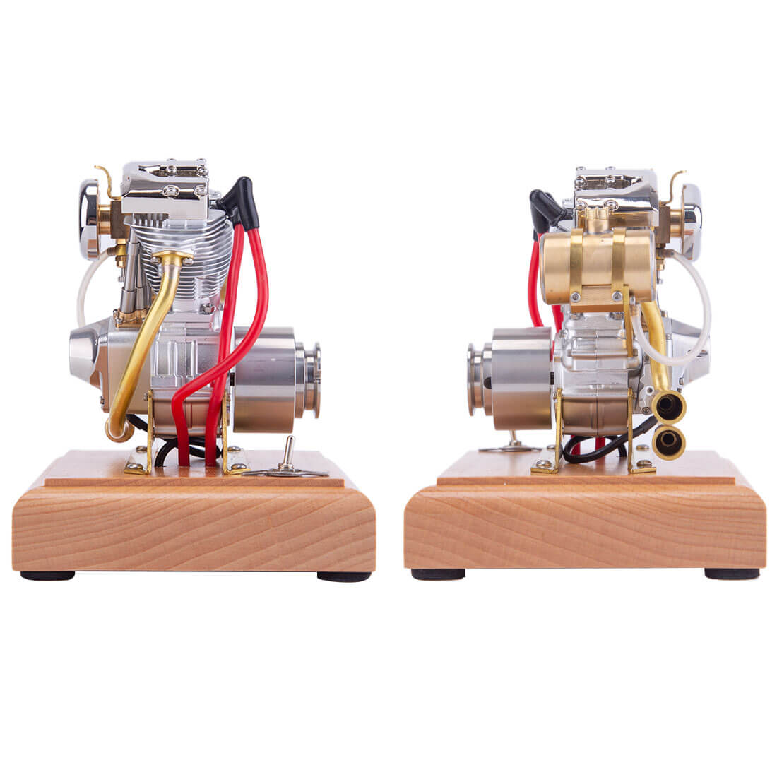 Retrol Gas 4.2CC OHV V-Twin Miniature Shovelhead 4.2CC OHV Four-stroke Internal Combustion Engine Model - stirlingkit