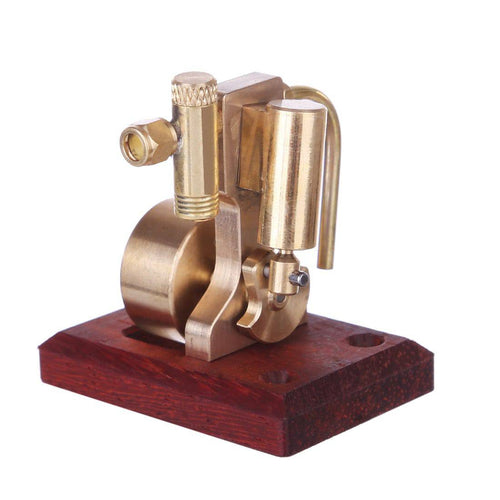 Single Cylinder Swing Mini Brass Steam Engine Model (without Boiler) - stirlingkit