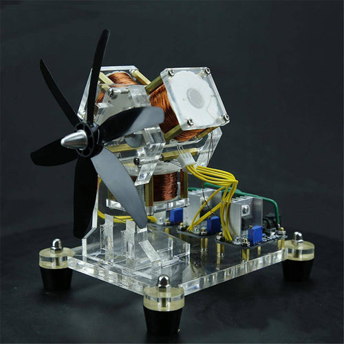 Stark Brushless Motor Hall Sensor Electric Machine Triple Coil Fan Blade High Speed DIY Physical Model - stirlingkit