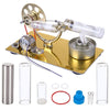 Stirling Engine Set Model Single Cylinder Science Experiment Kit with All-metal Base - stirlingkit