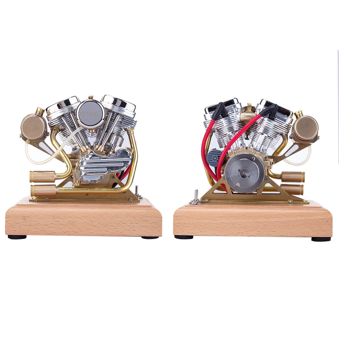 RETROL 4.2CC OHV V-Twin V2 Four-stroke Gasoline Engine Model Ready to Run - stirlingkit