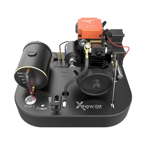 Toyan 4 Stroke Methanol RC Engine FS-S100A Set With Base And All Start Kits - stirlingkit